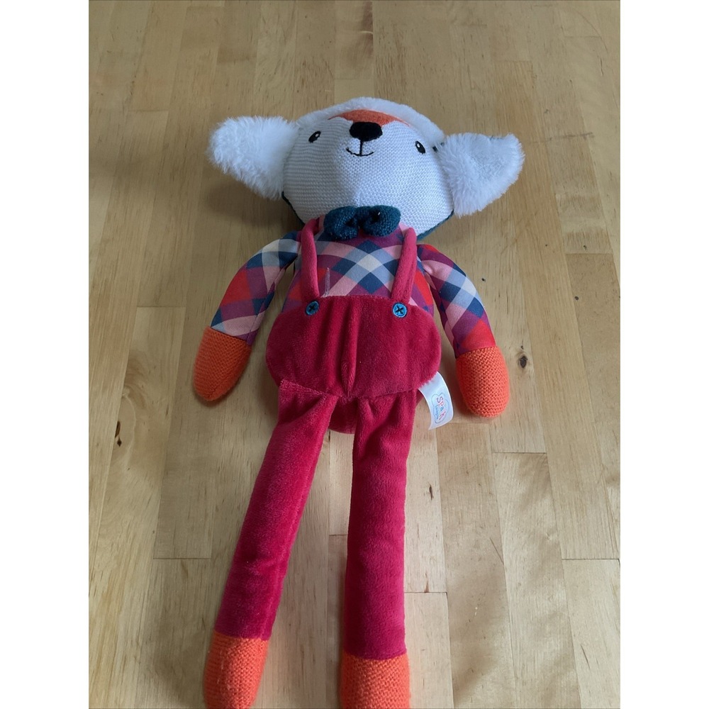 Spark Create Imagine Fur Pals Fox 17"‎ Plush Crinkle Ears Rattle Stuffed Animal